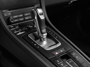 PDK gear selector in aluminium. Porsche 718 Boxster / 718 Cayman / 991.2 Carrera / 991.2 Turbo - 9G142698022, 9G142698018