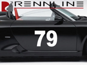 Rennline Temporary Race Numbers - E22