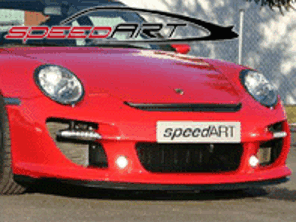 Front Bumper with lower lip and air duct SpeedArt BTR-XL. Porsche 997 Carrera / S