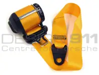 Seat belt Rear Cabrio in YELLOW. Porsche 996 / 997 - 99680398308V02, 99780303500V02, 99680398408V02, 99780303600V02