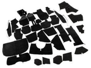 Complete interior carpet set for Porsche 911 83-84 Cabriolet LHD