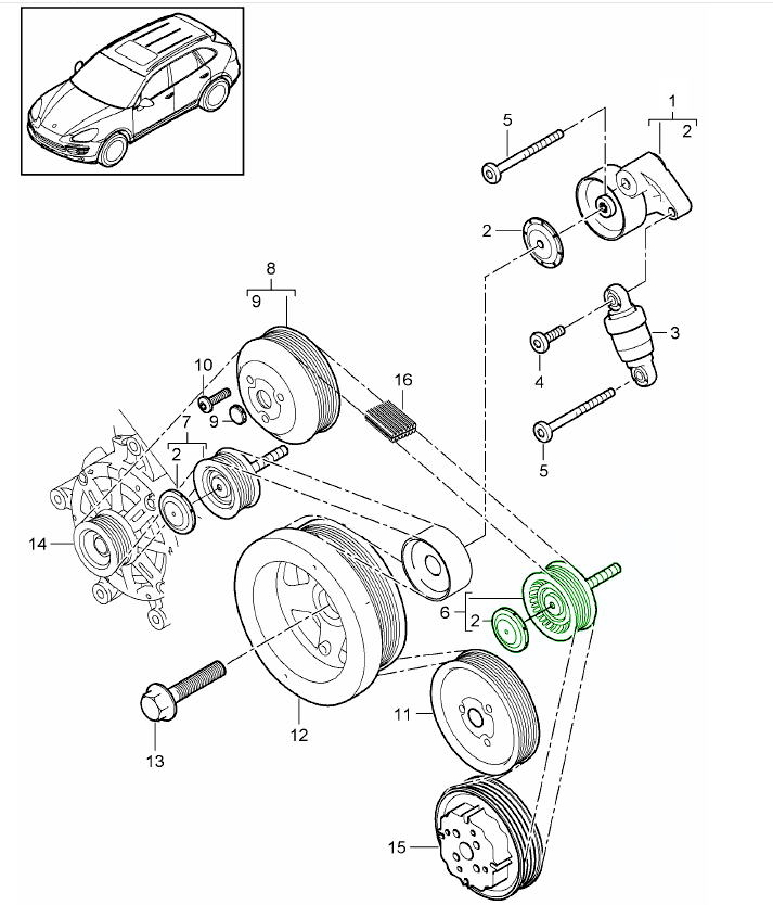 Buy Porsche Cayenne 9PA1 (957) 20072010 Cayenne Turbo / Turbo S 4.8L