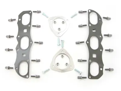 Exhaust manifold gaskets & titanium fitting kit for Porsche 997.2 - 99711110731, 90007536502, 99711111330, 90091000303, 99907353501