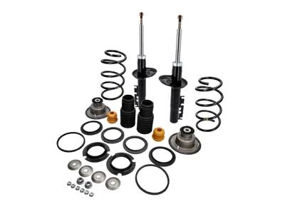 Rear Suspension Overhaul Kit - Shock Absorbers, Springs, Mounts & Hardware - for Porsche 986 Boxster 2.7L 2003-2004 - 98633330101, 98633350501, 98633305104, 98633305106, 98633305120, 98633305903, 98633305904, 98633305906, 98733305900, 98633328501, 98633350402, 99634310702, 99634310703, 98633350902, 98633350403, 90038001209, 90038001201, PAF912799, PAF103353, 90038000509, 90038000501, 98633353134504