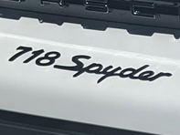 '718 Spyder' Rear Badge for Porsche 718 (982) Boxster Spyder - 98204480083041