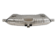 Exhaust muffler / silencer Sports exhaust OE Style without tailpipes. With TÜV/EEC approval. Porsche Boxster 986 - 94.300S, 93400S, 1620606800, 98622094903S, 94.903S, 162070440, 98622094902S, 94.902S, 1620704500, 98622094904S, 94.904S, 16220703900, 98622094905S, 94.905S, 1620704000, 99611114105, 99611114202, 99611114211, 99611115101, 99611115202 - 94.300S, 1620606800