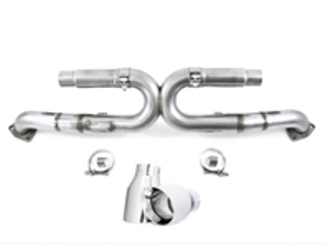 AWE Performance exhaust system with Silver tips for 991.1 Carrera 3.4L - 3015-32044, 3015