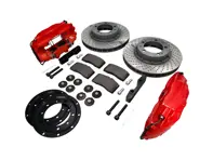 Brake Caliper & Disc 'Big Reds' Front Upgrade Kit for Porsche 911 69-73 - FVD351964499ALU