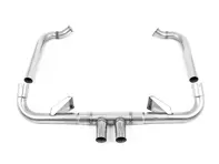 Milltek Sports Exhaust Rear Silencer Delete With Carbon Jet-100 Trims. Porsche 718 Boxster GTS / Cayman GTS - 982251052F, 982251052E, 982251052G, 982251052J, 982251051D, 982251051K, 982251051F, 982251051G, 982251051J, 982251051L, 982251052L - SSXPO138