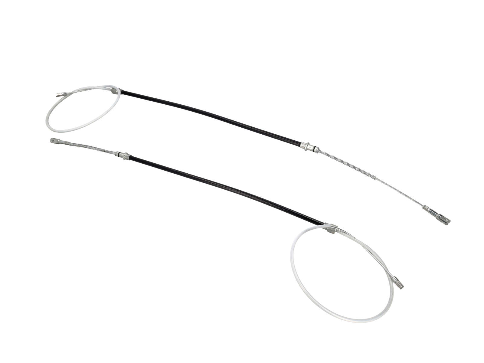 Handbrake cables set of 2. Porsche 996 C2 / C4 / C4S / 996 Turbo / 996 GT3 - 313097390322, 313 09 739 03 22, 9400060, 99642414100, 99642414110 - OEC-P00640