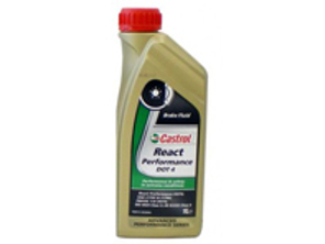 Brake Fluid DOT 4 1Ltr Bottle CASTROL React Performance - 130339020