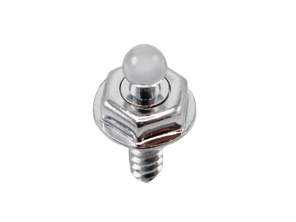 Tenax chrome-plated male sud for Porsche 356 Cabriolet and 911 Targa - 99959160212, 99959160112