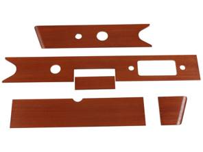 Dashboard wood style facia trim set LHD. Porsche 911 1965-66 - 90155204121 - 1689813210, 90155204121