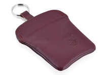 Leather Key pouch in Burgundy for Porsche - PCG044100003MX