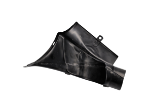 Hot air socket, LEFT REAR. Porsche 911 / 914 - 93010632102, 93010632101, 93010602150 - ENG11.2.112, ENG112112, 1682602070