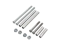 Exhaust silencer brackets mounting kit. (12 Parts ) Porsche 996 / 997 / 997.2 - 99611123000, 90037810501, 90037818301, 99611123100, 90038000501