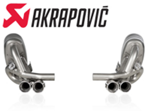 Akrapovic Titanium Exhaust Slip-On for Porsche 997 Carrera/S DFI