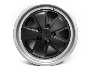 18' Style 170 Fuchs Style Alloy Wheels 8.0J ET50 - Matt Black Polished - FRONT - 17001808050, 91103811899
