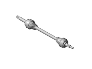 Driveshaft, Rear. Porsche 971.1 Panamera / 971.2 Panamera - 971501201F, 971501201L, 971501201R, 971501201AA