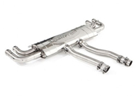 Sports exhaust rear silencer Porsche 958.1 Cayenne turbo and turbo S