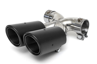 Exhaust Tail Pipe Deluxe Dual Style Carbon Fiber. Porsche 987 Boxster / 987C Cayman - 98711125300, 98711125402, 98711125401, 98711125830, 98711125831, 98711125501, 98711125601, 98711198100