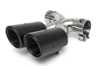 Exhaust Tail Pipe Deluxe Dual Style Carbon Fiber. Porsche 987 Boxster / 987C Cayman - 98711125300, 98711125402, 98711125401, 98711125830, 98711125831, 98711125501, 98711125601, 98711198100