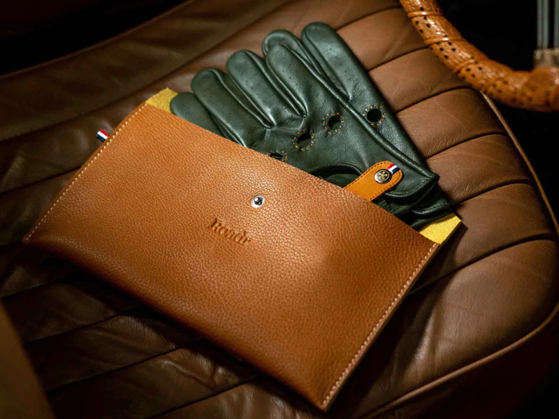 Roadr Classic leather driving gloves. Vintage Racers 6013923058045