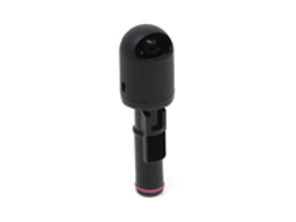 Headlight washer black matt nozzle head. Porsche 991.1 / 981 Boxster / 981C Cayman - 99162826501, 99162826500