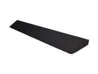 LEFT Cover For Trim Panel B-Pillar, Leather, Black. Porsche 964 / 993 1991-98 - 911555757758YR