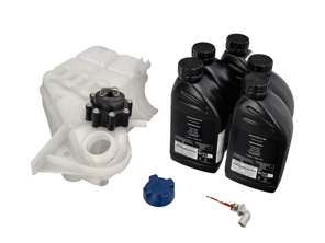 Engine coolant expansion tank kit with sensor. Porsche 996 1997 - 2000 - 99610614753, 99610614754, 99610614755, 99610614756