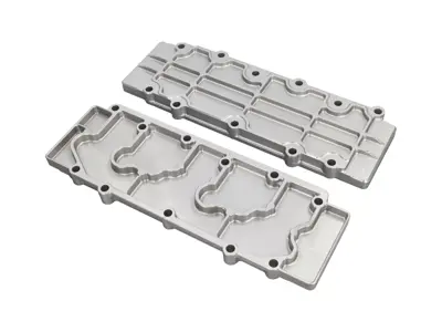 Camshaft Engine Cover - Lower Alloy in Silver Porsche 911 1968-89 - 93010511600, 93010511605, 93010511601, 93010511602, 93010511603, 93010511604