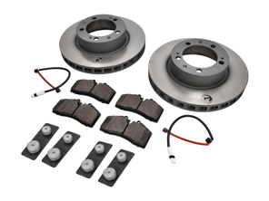 Front Brake pads and brake disc package Porsche 928 S4 1988 Zimmermann - 99335193905, 92861231504, 92861231502, 92835104361, 92835104461, 92835109619, 92835109617, 99335193901