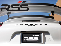 RSS Rear Engine Cover Carbon Areo Gurney Flap. Porsche 981 Cayman GT4 - 253, 98150551381
