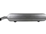 Exhaust muffler / silencer with wrinkled design outlet. Porsche 911 1966-67 - 91111102500, 91111102505, 92.210Cearly, 1620614400 - 1620614400