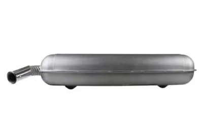 Exhaust muffler / silencer with wrinkled design outlet. Porsche 911 1966-67 - 91111102500, 91111102505, 92.210Cearly, 1620614400 - 1620614400
