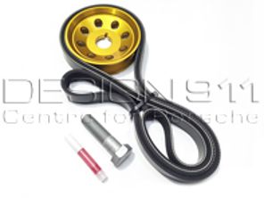 TRS 4 INCH Under drive crankshaft pulley (without A/C) Kit. Porsche - 99610211562, 99610511563