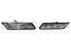 Porsche 997 Side Repeater Lamps Clear with LED V2