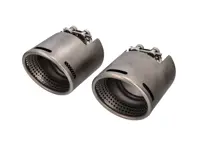 Titanium Tailpipes - Set of 2. Porsche 718 Boxster / Cayman GTS 4.0L (Incl. Spyder/GT4)  / 991-2 Carrera - 9P1251187K, 9P1251187L, 9P1251188K, 9P1251188L, 982251187AH, 982251187AC, 982251187AJ, 982251188C, 982251188A, 982251188D, 982251187C, 9GT251187B, 9GT251188B, 99104420024, 99104420025