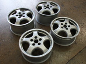 Used 17' Cup 1 replica alloy wheels for Porsche Cars