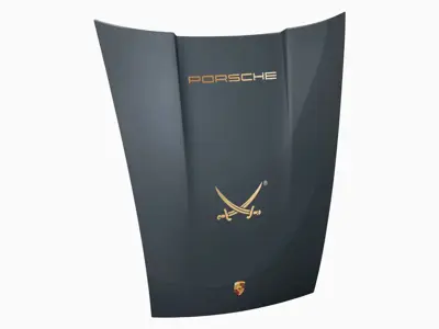 911 Bonnet Wall Art - Porsche Sansibar