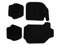 Floor mat set black. Porsche 911 1969-73 Coupe RHD - Right hand drive - P0098