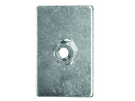 Reinforcement plate for SCHROTH harness eye bolts. Porsche 996 /997 / 981 / 991 - 00080, 94650-0, 94650-2, 94660-0, 94660-2, 94670-0, 94670-2, 94680-8, 94680-2, 94690-0, 94690-2, 94700-0, 94700-2, 94710-0, 94720-0