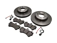 Front brake pads and brake disc package. Porsche Cayenne 957 3.6ltr / Diesel - 95535140141, 95535140241, 95535193908, 95561236502