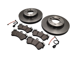 Front brake pads and brake disc package. Porsche Cayenne 957 3.6ltr / Diesel - 95535140141, 95535140241, 95535193908, 95561236502