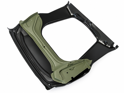 Complete Front Floor / Suspension Mount and Fuel Tank / Battery Support. Porsche 911 1964-69 - 90150104920, 91150195500GRV