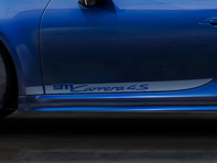 Model logo on side, 911 CARRERA 4S. Porsche 992 (911) - 99204482028, 99204482028041, 99204482028V04, 9920448202824K, 9920448202884A