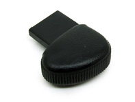 Heater control knob. Black. Porsche 911 1986-89 - 9116131390001C, 9116131390101C