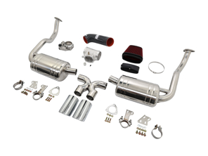 Exhaust Package + Plenum 74mm Throttle Body + Induction Kit Porsche Boxster 987 / Cayman