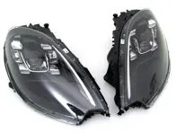 Led Headlamps in Black - RHD (right hand drive). Porsche Macan - 95B04490091