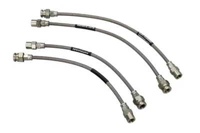 Stainless steel brake hoses. Porsche Boxster 987/ Cayman - 99635513903, 98735563701, 99635513901, 99635513902, 99635513900, 98735563700, 99635513904, 98735513700 - DHK482, SPR1000-4P